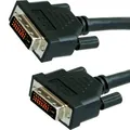 Ďalší obrázok produktu Kábel DVI (24+1) M- DVI (24+1) M, Dual link, 2m, tienený, čierna