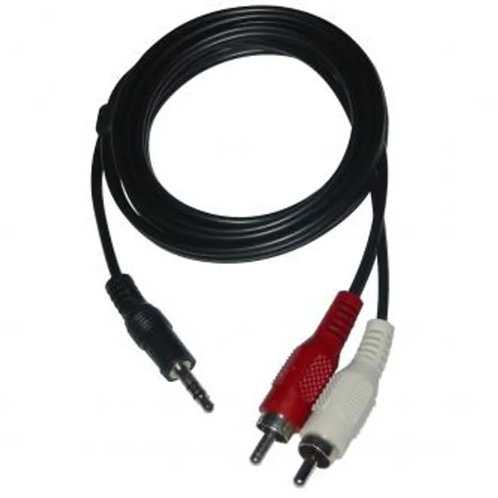 Hlavný obrázok produktu Kabel Jack (3,5mm) M- Cinch 2x M, 3m, černá