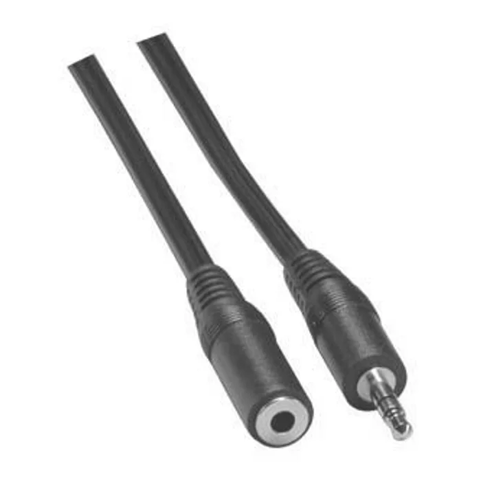 Hlavný obrázok produktu Kabel Jack (3,5mm) M- Jack (3,5mm) F, 1.5m, černá