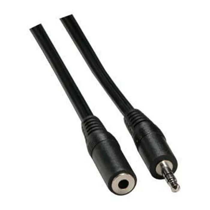 Hlavný obrázok produktu Kabel Jack (3,5mm) M- Jack (3,5mm) F, 3m, černá, Logo