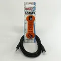 Predĺžovací audio kábel Jack (3,5mm) M - Jack (3,5mm) F, JACK, 3m, čierna, Logo