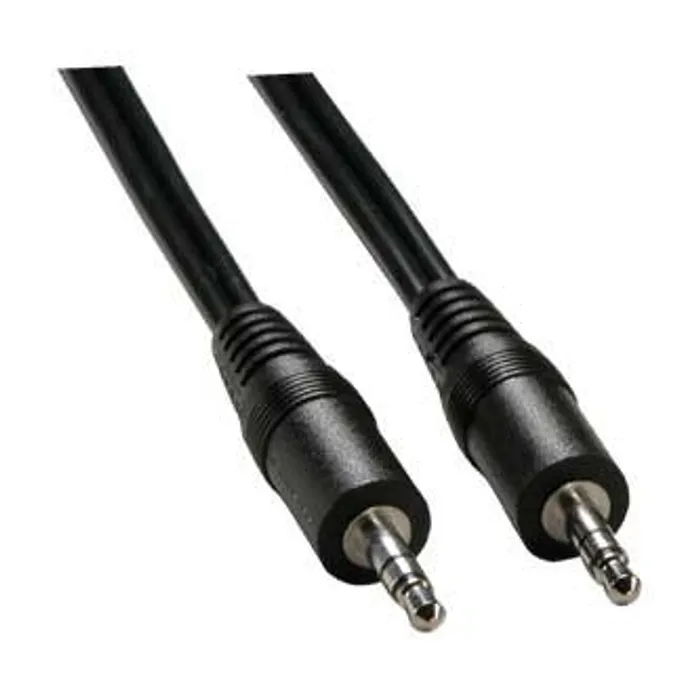 Hlavný obrázok produktu Kabel Jack (3,5mm) M- Jack (3,5mm) M, 1.5m, černá, Logo