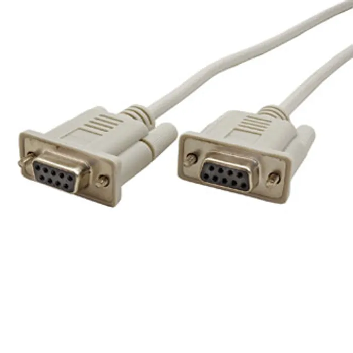Hlavný obrázok produktu Kabel laplink sériový, 9 pin F- 9 pin F, 2m, AT cross, bílý