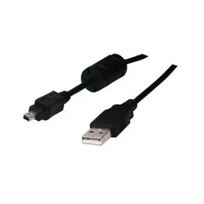 Kábel USB (2.0), USB A M- 4 pin M, 1.8m, čierny, FUJI