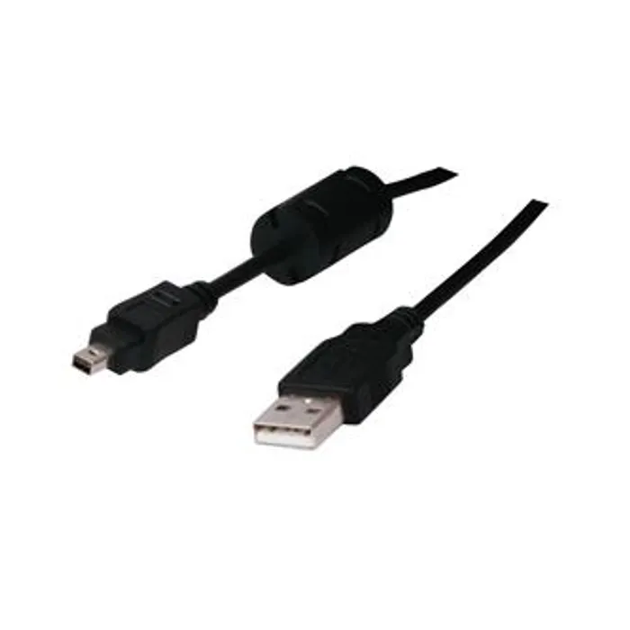Hlavný obrázok produktu Kabel USB (2.0), USB A M- 4 pin M, 1.8m, černý, FUJI