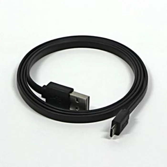 Hlavný obrázok produktu Kabel USB (2.0), USB A M reversible- USB micro M reversible, 1m, plochý, černý