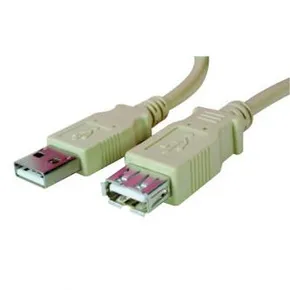 Kábel USB (2.0), USB A M - USB A F, 1.8m, čierny