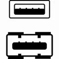 USB predlžovačka (2.0), USB A M - USB A F, 3m, čierny, Logo, cena za 1 kus
