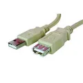 USB predlžovačka (2.0), USB A M - USB A F, 3m, čierny, Logo, cena za 1 kus