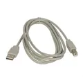 USB kábel (2.0), USB A M - USB B M, 3m, Logo