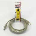 Ďalší obrázok produktu USB kábel (2.0), USB A M - USB B M, 5m, čierny, Logo