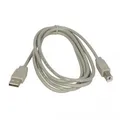 Ďalší obrázok produktu Kábel USB (2.0), USB A M - USB B M, 5m, sivý