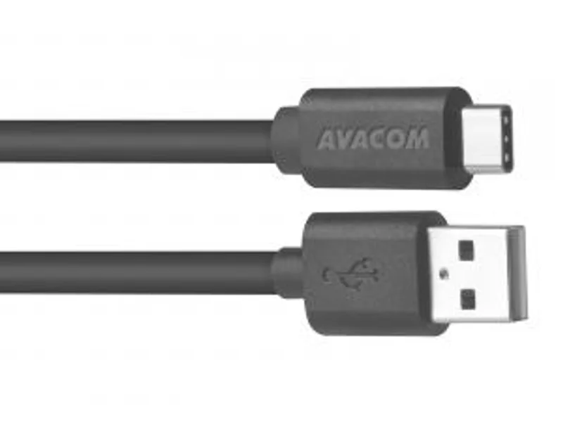 Hlavný obrázok produktu Kabel USB (2.0), USB A M- USB C M, 1m, černý, Avacom
