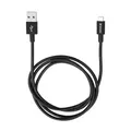 USB kábel (2.0), USB A M - microUSB M, 1m, reversible, čierny, Verbatim, box, 48863