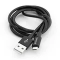 Ďalší obrázok produktu USB kábel (2.0), USB A M - microUSB M, 1m, reversible, čierny, Verbatim, box, 48863