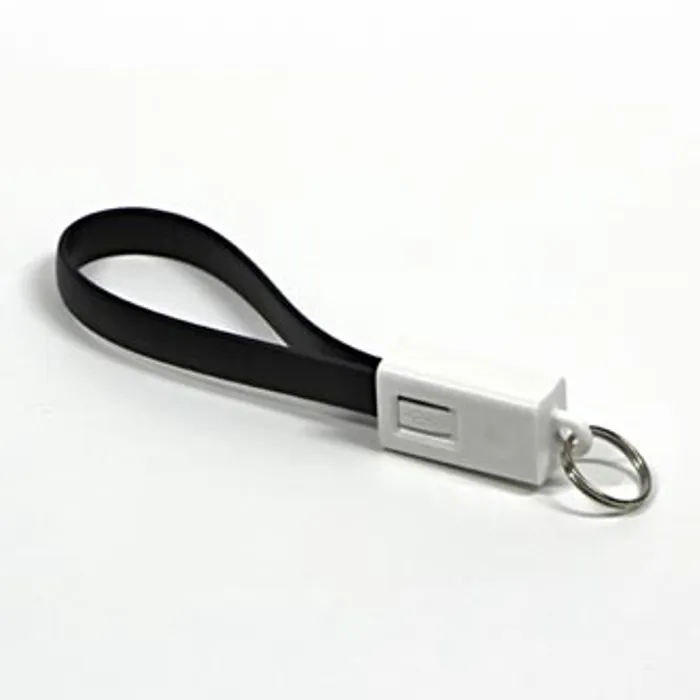 Hlavný obrázok produktu Kabel USB (2.0), USB A M- USB micro M, 0.2m, černý, klíčenka