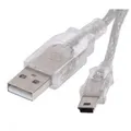 USB kábel (2.0), USB A M - miniUSB M, 0.6m, Logo, blister