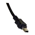 Ďalší obrázok produktu Kábel USB (2.0), USB A M - USB mini M (5 pin), 3m, čierny