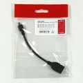 Ďalší obrázok produktu USB kábel (2.0), microUSB M - USB A F, 0.15m, OTG, čierny, Logo