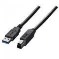 Ďalší obrázok produktu Kábel USB (3.0), USB A M - USB B M, 1.8m, čierny