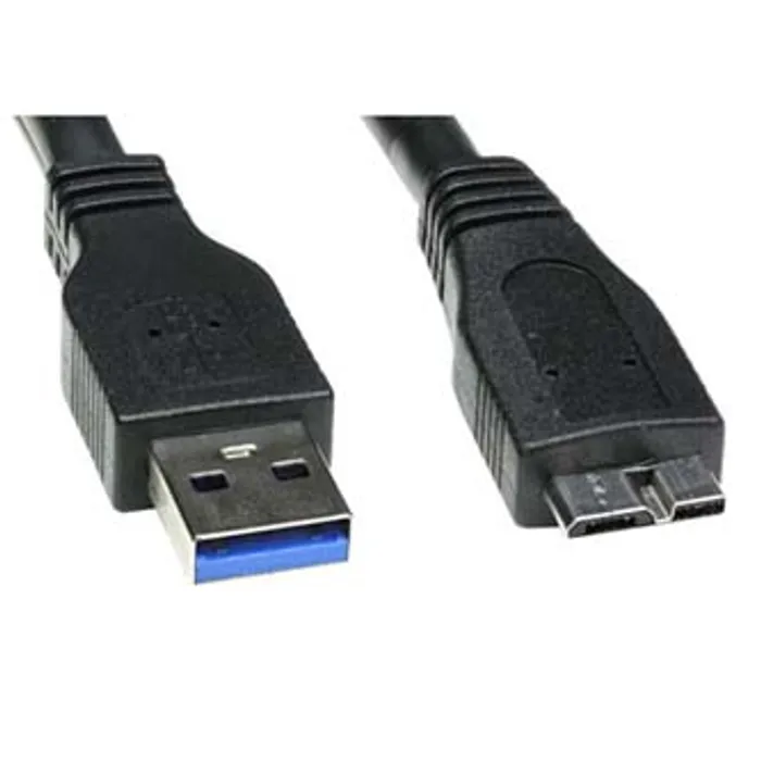 Hlavný obrázok produktu Kabel USB (3.0), USB A M- USB micro B M, 0.5m, černý