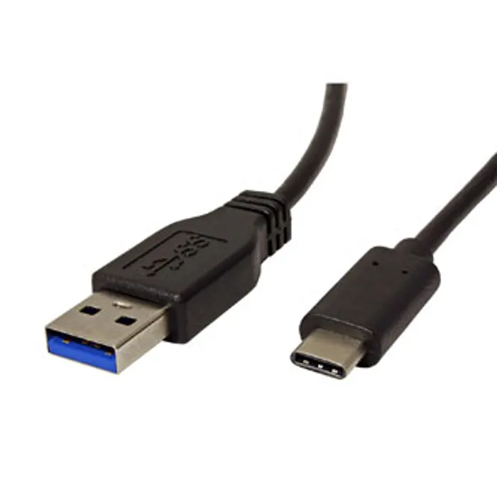 Hlavný obrázok produktu Kabel USB (3.1), USB A M- USB C M, 0.5m, kulatý, černý, plastic bag