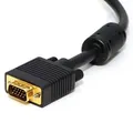 Ďalší obrázok produktu Kábel VGA (D-sub) M- VGA (D-sub) M, 5m, pozlátené konektory, tienený, čierna
