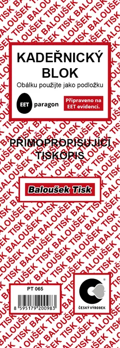 Hlavný obrázok produktu Kadeřnický blok PT065