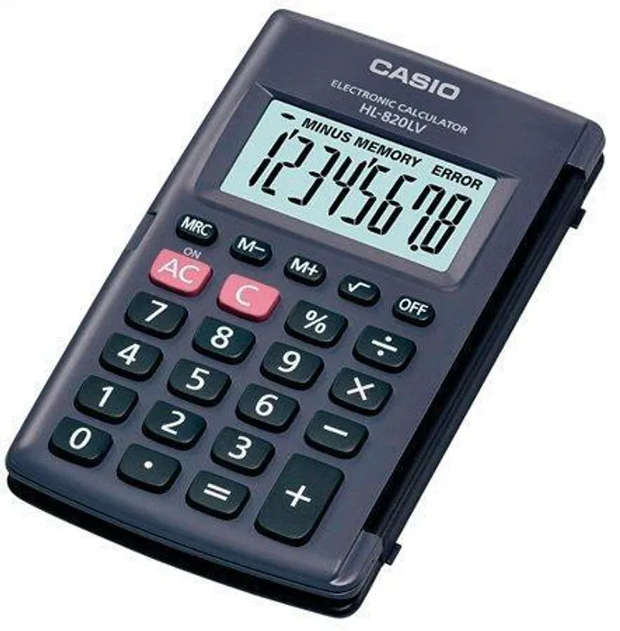Hlavný obrázok produktu Kalkulačka kapesní, 8místný displej, CASIO "HL-820LV"