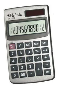 Kalkulačka vreckový, 8miestny displej, VICTORIA GVZ-155