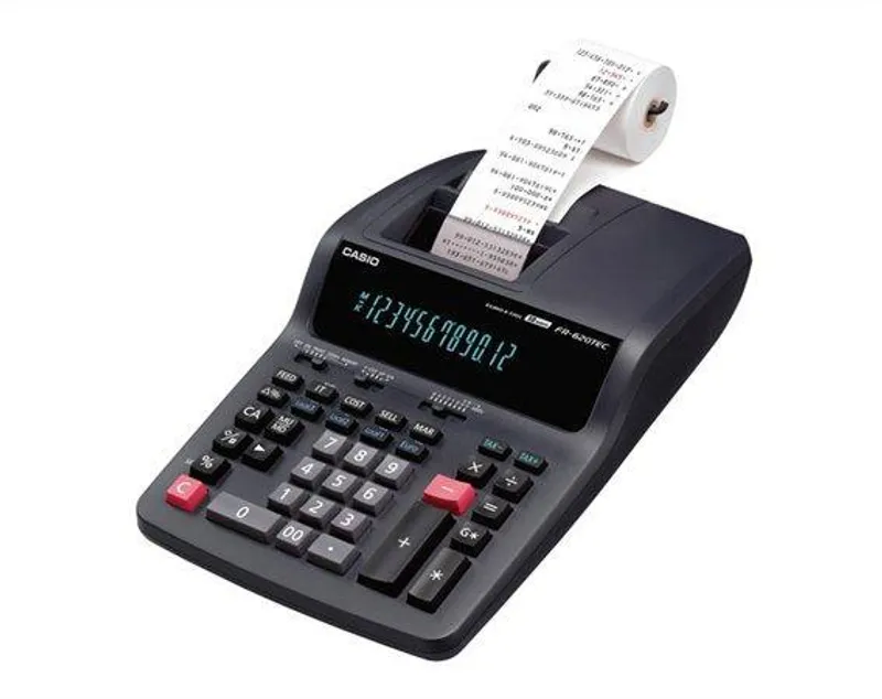 Hlavný obrázok produktu Kalkulačka s tiskem, 12místný diplej, 2 barvy tisku, CASIO "DR-620"