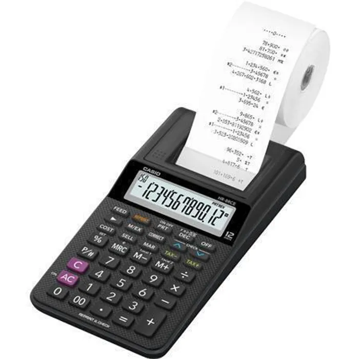 Hlavný obrázok produktu Kalkulačka s tiskem "HR-8RCE", 12místná, 1 barva tisku, CASIO