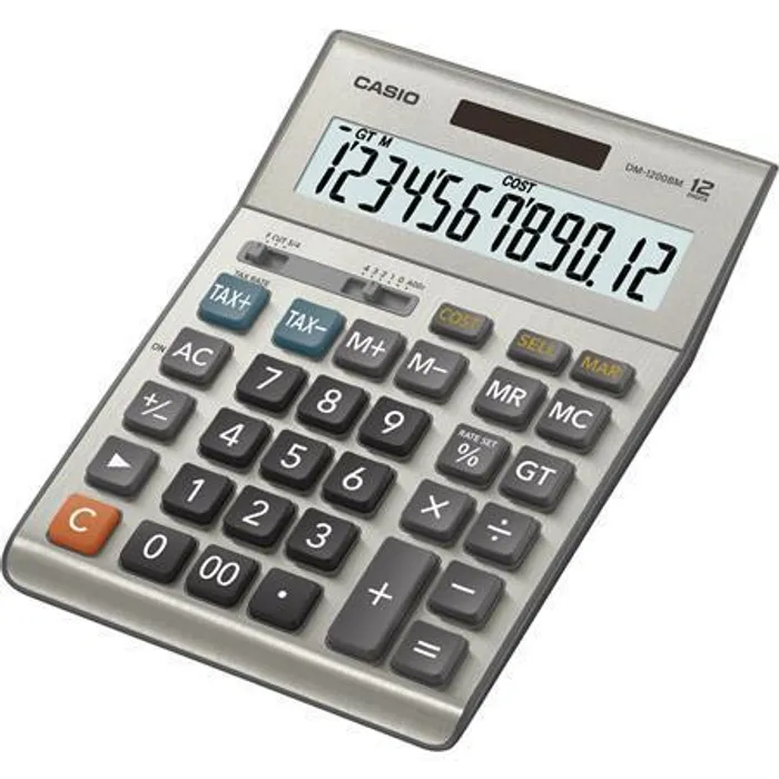 Hlavný obrázok produktu Kalkulačka, stolní, 12místný displej, CASIO "DM-1200"