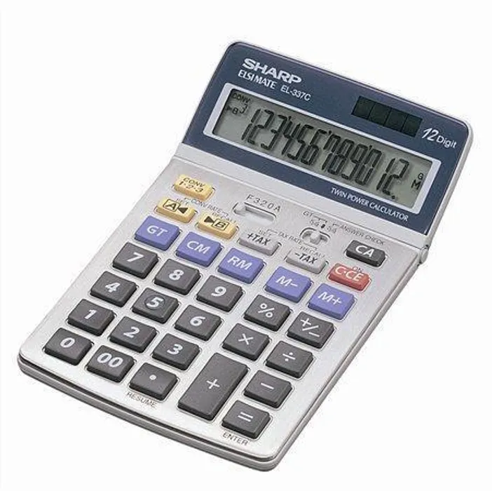 Hlavný obrázok produktu Kalkulačka, stolní, 12místný displej, SHARP "EL-337"