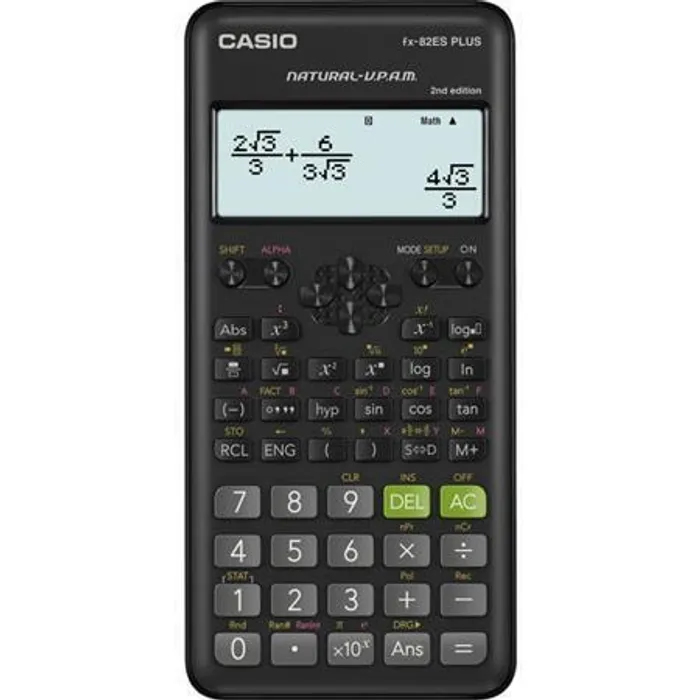 Hlavný obrázok produktu Kalkulačka vědecká, 252 funkcí, CASIO "FX-82ES Plus"