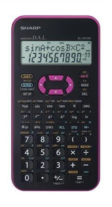 Hlavný obrázok produktu Kalkulačka vědecká, růžová, 272 funkcí, SHARP