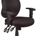 Ďalší obrázok produktu Kancelárska stolička, textilná, čierna základňa, 7201, čierna