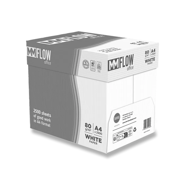 Hlavný obrázok produktu Kancelářský papír MM Flow Office A4, 80 g, 5 x 500 listů