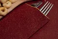 Ďalší obrázok produktu Kapsička na príbory Bordó s bielym obrúskom [125 ks]