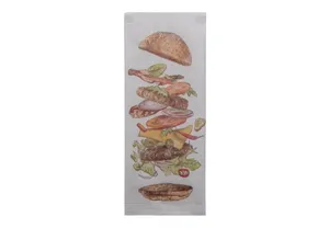 Kapsička na príbory Hamburger s bielym obrúskom [125 ks]