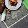 Ďalší obrázok produktu Kapsička na príbory zelená s bielym obrúskom [125 ks]