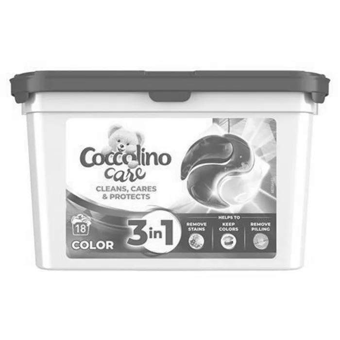 Hlavný obrázok produktu Kapsle na praní "Care Color", 18ks, COCCOLINO