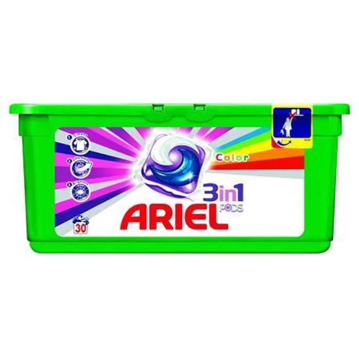 Hlavný obrázok produktu Kapsle na praní "Color", 30 ks, ARIEL