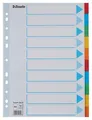 Kartónové farebné rozlišovače Esselte, A4, Mix farieb