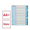 Kartónové registre Esselte Mylar s prepisovateľným predným listom, A4 Maxi, Mix farieb