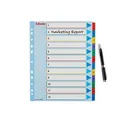 Kartónové registre Esselte Mylar s prepisovateľným predným listom, A4 Maxi, Mix farieb