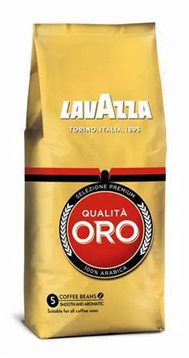 Hlavný obrázok produktu Káva, pražená, zrnková, vakuově balená, 250 g, LAVAZZA "Qualitá oro"