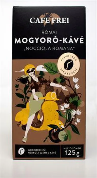 Hlavný obrázok produktu Káva "Římská oříšková", pražená, zrnková, 125 g, CAFE FREI