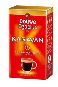 Zrnková káva, pražená, vo vákuu balená, 250 g, DOUWE EGBERTS "Karavan" standard