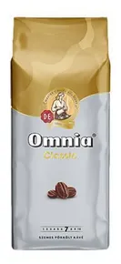 Káva zrnková, pražená, vákuovo balené, 1 000 g, DOUWE EGBERTS Omnia